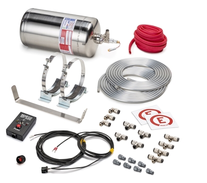 SPARCO FIRE EXTINGUISHER SYSTEM  4.25 LITER ELECTRIC ALUMINUM