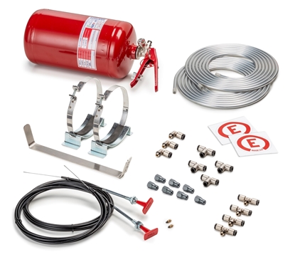 SPARCO FIRE EXTINGUISHER SYSTEM  4.25 LITER MECHANICAL STEEL