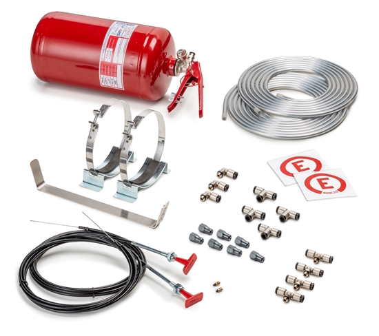 SPARCO FIRE EXTINGUISHER SYSTEM  4.25 LITER MECHANICAL STEEL