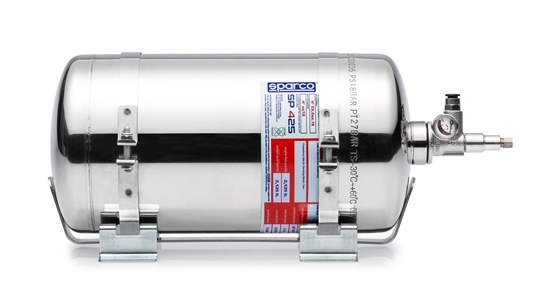 SPARCO FIRE EXTINGUISHER SYSTEM 4.25 LITER ELECTRIC ALUMINUM