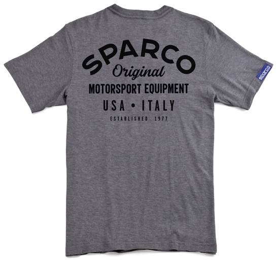 SPARCO GARAGE GREY BACK