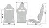 SPARCO SPX SEAT DIMENSIONS