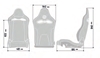 SPARCO SPX SEAT DIMENSIONS
