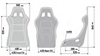 SPARCO SPX SEAT DIMENSIONS