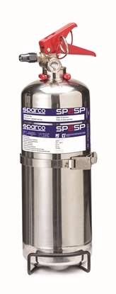 SPARCO FIRE EXTINGUISHER SYSTEM 2 LITER HANDHELD AFFF STAINLESS STEEL NON-FIA