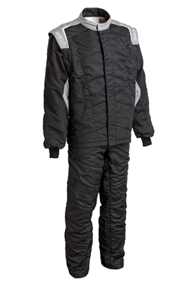 SPARCO SPORT LIGHT JACKET & PANTS -  BLACK/GREY