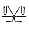 SPARCO 6 PT 2" ALUMINUM MARTINI RACING HARNESS BLACK 