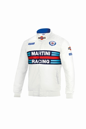 SPARCO MARTINI BOMBER JACKET WHITE