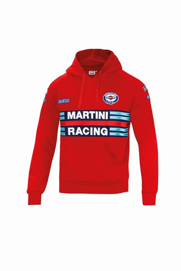 SPARCO MARTINI HOODIE RED