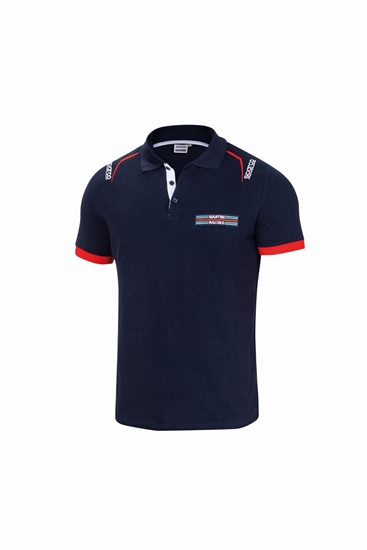 SPARCO POLO EMBROIDERIES NAVY