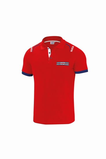 SPARCO POLO EMBROIDERIES RED