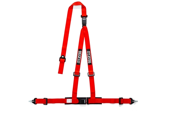 SPARCO 2 INCH 3PT DBL REL RED