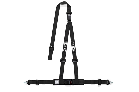 SPARCO 2 INCH 3PT DBL REL BLACK
