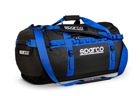 SPARCO DAKAR DUFFLE BAG 110L BLACK/BLUE