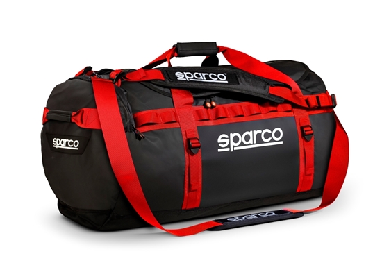 SPARCO DAKAR DUFFLE BAG 110L BLACK/RED
