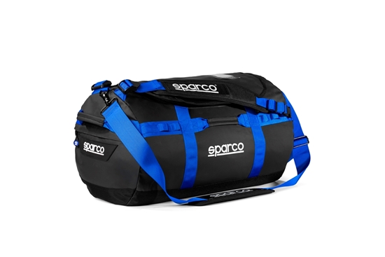 SPARCO DAKAR DUFFLE BAG 60L BLACK/BLUE