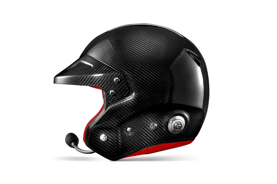 SPARCO RJ-i CARBON HELMET RED INTERIOR
