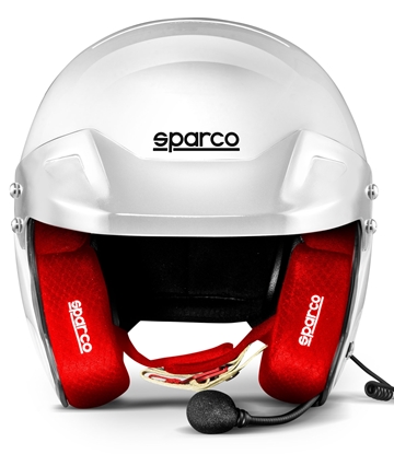 SPARCO RJ-i WHITE W/RED INTERIOR