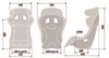 SPARCO PRO ADV QRT SEAT DIMENSION