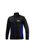 SPARCO FULL ZIP SWEATSHIRT BLACK/BLUE