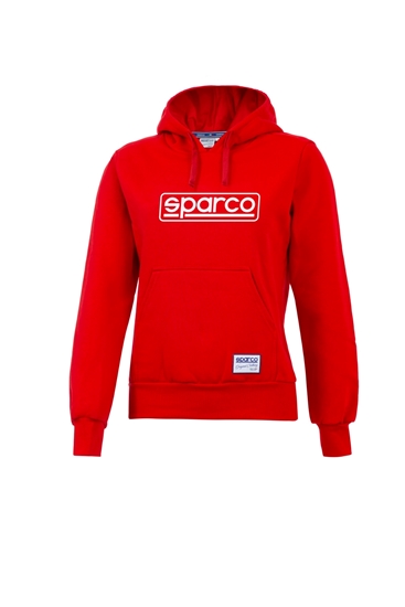 SPARCO FRAME LADY HOODIE RED