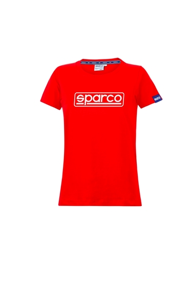 SPARCO FRAME LADY T-SHIRT RED