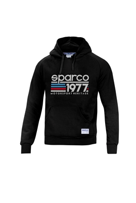 SPARCO 1977 HOODIE BLACK