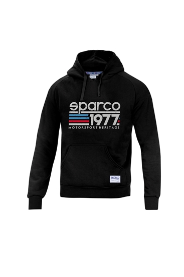 SPARCO 1977 HOODIE BLACK