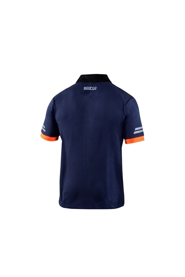 SPARCO TECH POLO NAVY/ORANGE