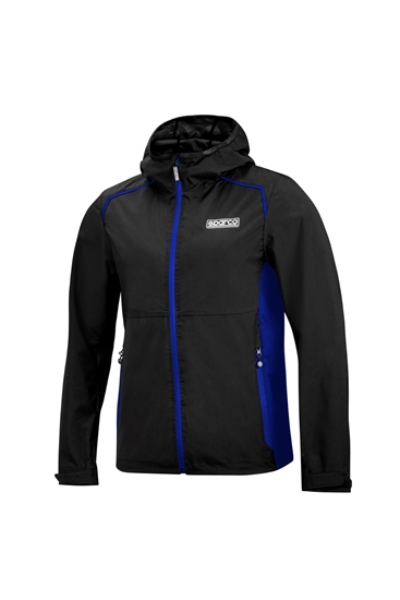 SPARCO WINDBREAKER (ITALY)BLACK/BLUE