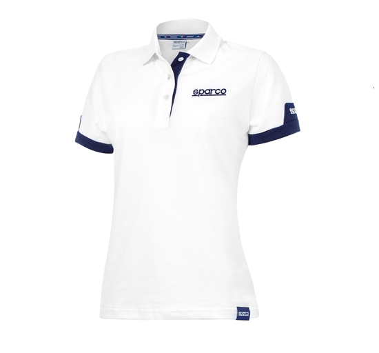 	SPARCO POLO CORPORATE LADY WHITE