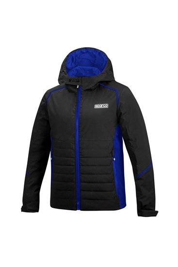 SPARCO WINTER JACKET BLACK/BLUE