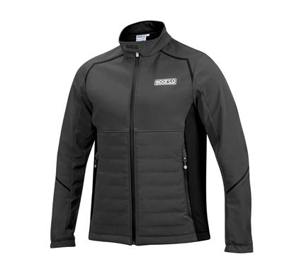 SPARCO SOFT SHELL JACKET GRAY/BLACK	