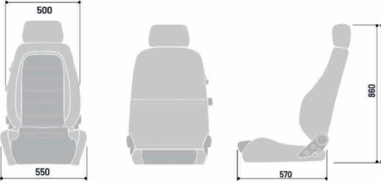 SPARCO GT SEAT DIMS