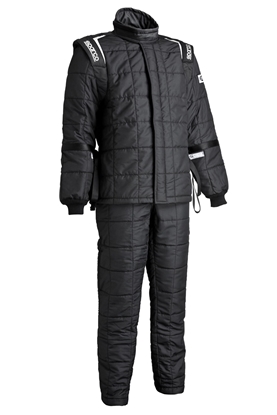 SPARCO X20 2-PIECE SUIT BLACK