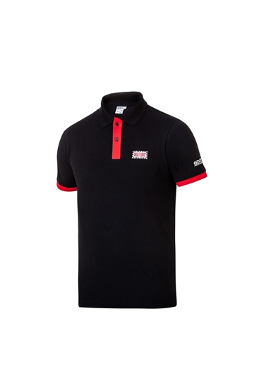 SPARCO TARGA FLORIO POLO #P2 BLACK/RED