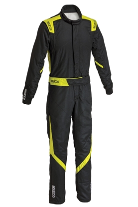 SPARCO COMPETITION YOUTH SUIT BLACK/YELLOW