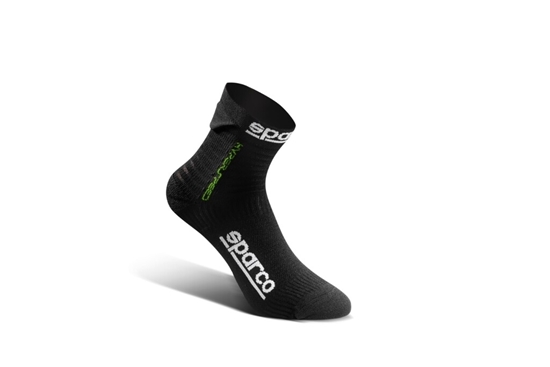 SPARCO HYPERSPEED GAMING SOCK BLACK/GREEN